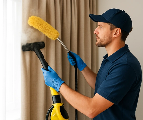 Trusted drapes cleaning technician Matty Curtain Cleaning bass-hill-nsw QLD