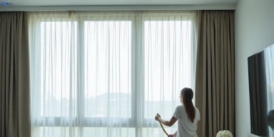 Delicate sheer drape cleaning bass-hill-nsw Matty Curtain Cleaning